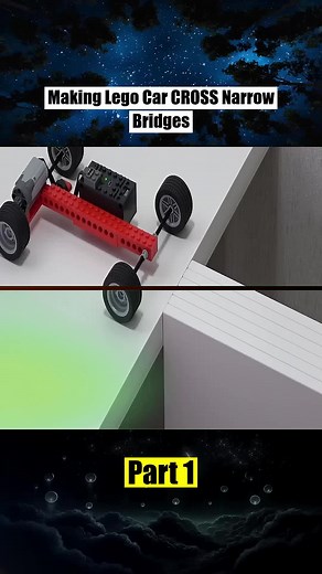 Making Lego Car CROSS Narrow Bridges_Part1 #foryou #viral