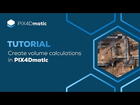 PIX4Dmatic Tutorial Video 6 - Create volume calculations in PIX4Dmatic
