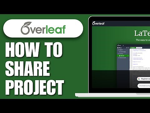 How To Share Overleaf Project With Others (2O25) - Step By Step Tutorial