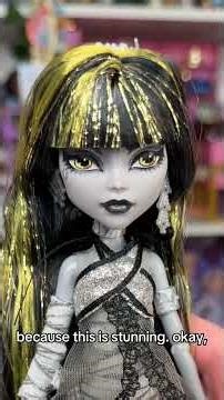 Reel Drama Cleo 💛🩶 #monsterhighdolls #monsterhighreeldrama #cleodenile #mhdolls #skullector