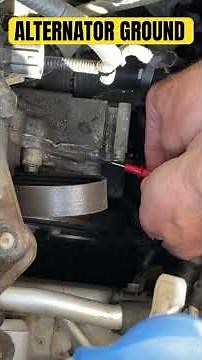 BAD ALTERNATOR GROUND DETECTED
