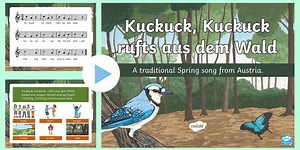 German Spring Song PowerPoint