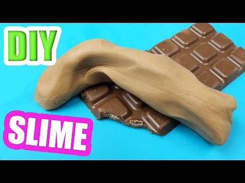 Chocolate slime! EDIBLE SLIME / How to make slime with chocolate