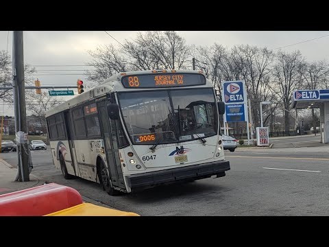 NJT Bus Route 88 Full Journey (North Bergen - Jersey City JSQ) (3/22/2026)