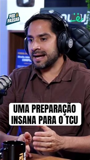 How Caco Ribeiro organized his routine to study for the TCU exam.