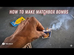 ​💥 How to Make a Matchstick Bomb | Easy DIY Exploding Matchbox at Home!