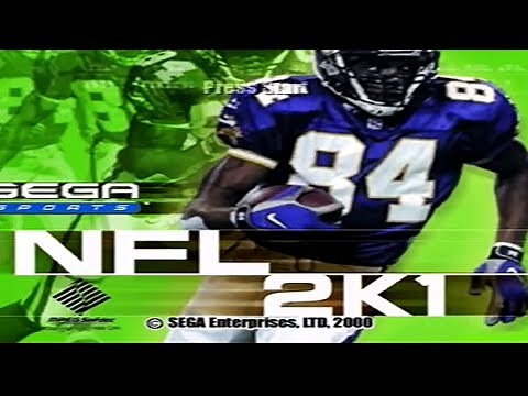 NFL 2K1 Retrospective Gameplay (Sega Dreamcast)