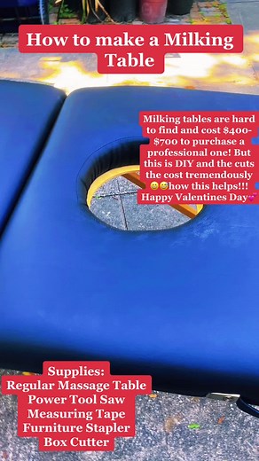 Milking Table for the grown and sexy who want try something new and different this Valentine’s day or any other day! This is an experience that your partner won’t forget. If you have any questions I will answer them! Follow my IG: Zoraaanwar for tips and tricks and more information on the Milking Tables 💕 Follow @handymanjohn813 & IG: John_Randolph_Quality_Handyman for services if you’re in the Tampa Bay Area!!!#CapCut