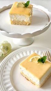 66K views · 21K reactions | Ad | Lemon Cream Cake Recipe 懶 These...