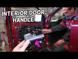 FRONT INTERIOR DOOR HANDLE REPLACEMENT REMOVAL FORD EDGE, LINCOLN MKX