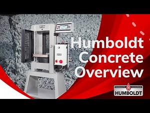 Humboldt Concrete Overview for Construction Testing Equipment