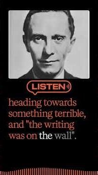 From Propaganda to Atrocities: Goebbels Explained Simply I Goebbels explicado de forma sencilla