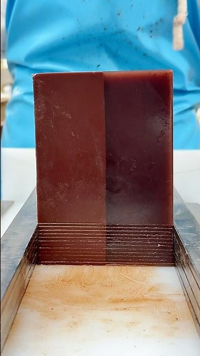 薄さ2.5mmのずっと見てられるスライス羊羹作り🍡