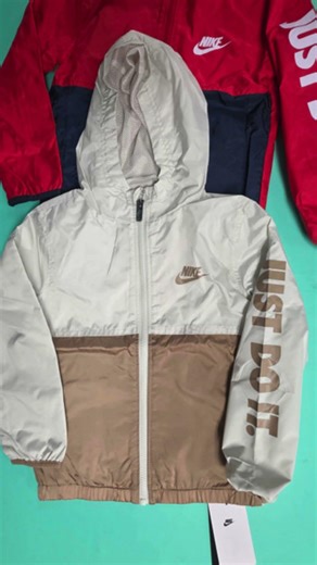 Wholesale Lot Of 180 Nike Jackets For Kids – Two Colors – Sizes 4-7 – by closeoutexplosion.com