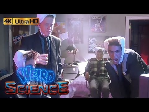Weird Science (1985) Gary & Wyatt Show Ian& Max How T Make A Lisa 4K HDR