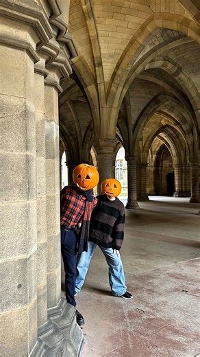 Don’t mind us, just heading to class 🎃 | University of Glasgow