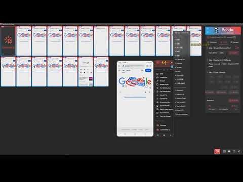 Panda Android Screen Projection Connect OTG Box Phone Farm to Ethernet in Bulk