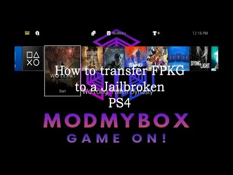 How to transfer FPKG to a Jailbroken PS4 (2 Methods)