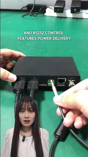 4K60 HDBaseT HDMI Extender with PoC, dual HDMI outputs, and advanced AV control