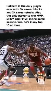 Hakeem Olajuwon is top 10 all time!! 💯#nba #fyp