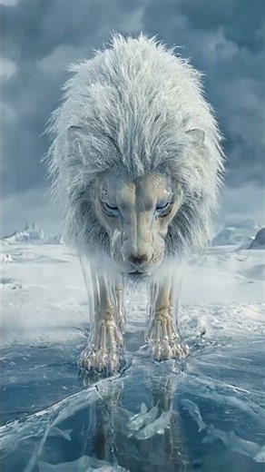 WHAT IF YoU DrOP a Lion 🦁 in Antarctic island 🏝 #facts #shorts