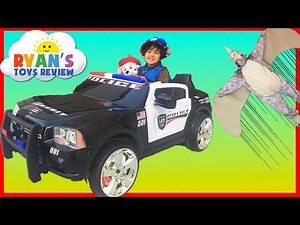Police Car Power Wheels Ride-On for kids with Paw Patrol