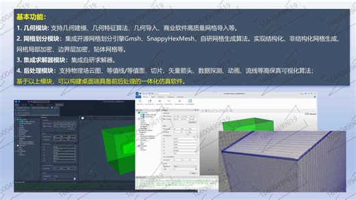 个人手搓代码&发布通用自主CFD软件前后处理可视化框&集成流体模拟解算器