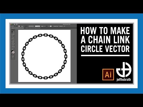 Make a Chain Circle Vector with the Adobe Illustrator Blend Tool Tutorial | Jeff Hobrath Art Studio