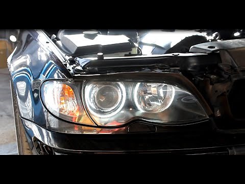 BMW 3er E46 Xenon Scheinwerfer Ausbauen und Angel Eyes Nachrüsten / DIY Für Anfänger Step by Step