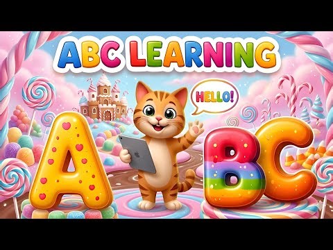 ABC Song for Toddlers | A for Apple A for Ant | Learn Alphabet A to Z with Fun Words #kidssongs