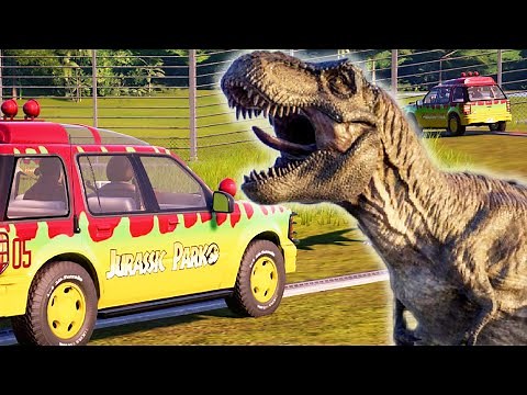 Build YOUR OWN Jurassic Park from Scratch in NEW JURASSIC WORLD EVOLUTION 2 - T-REX & BIGGEST DINOS