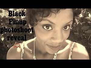Pin Up Queen Bethiana Black Retro Pin Up Girl Late 1960’s 🎞️ Film Black Pin Up Photoshoot reveal 🫶🏽