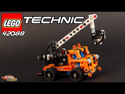 LEGO Technic Boom Lift Truck 42088 Afol Speed ​​Build Review English