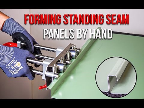 Forming Standing Seam Roof Panels