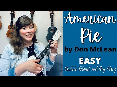American Pie Ukulele Tutorial and Play Along | Cory Teaches Music