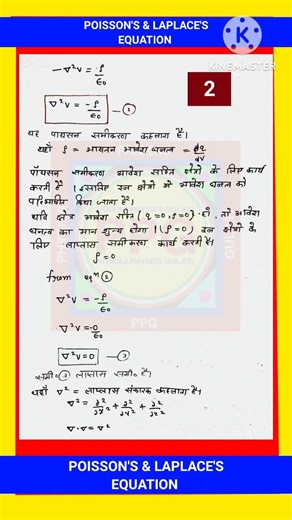 POISSON'S AND LAPLACE'S EQUATIONS | DERIVATION OF POISSON AND LAPLACE EQUATIONS | WITH EXAM NOTES |