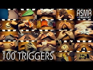 ASMR • "100 Triggers" COMPILATION • mixed stuff (NO TALKING)
