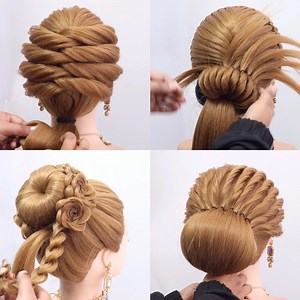 Viral Updo - Trendy Bun hairstyles Tutorial | Braid Hairdo