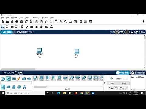 Cisco Packet Tracer: Conexión de dos computadoras por cable directo