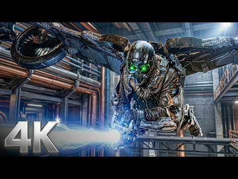 Mid-Air Chaos Spider-Man Stops Vulture’s Deadly Plane Robbery | CLIP 💥 4K