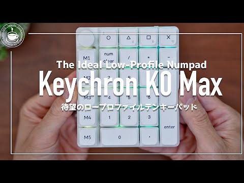 The long-awaited low-profile numeric keypad! We tried it out with the Keychron K0 Max NuPhy and L...