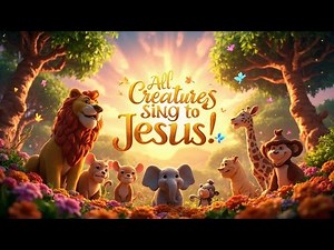 All Creatures Sing to Jesus! 🐾 | Joyful Christian Kids Song | 3D Cartoon Worship Music