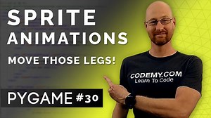 精灵动画教学 让角色动起来 PyGame星期四第30期