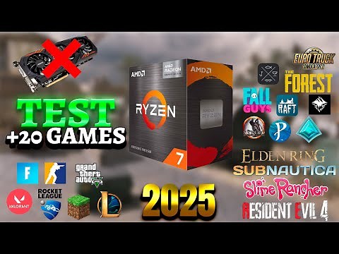 Ryzen 7 5700G EN 2025 Test Juegos
