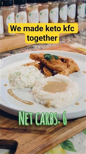 Best Keto KFC Copycat: Radish Mash & Fried Chicken 🍗 #Keto #LowCarb #Cooking
