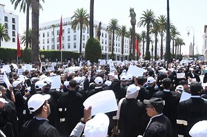 Près de 800 avocats à Rabat pour manifester contre le projet de Code de procédure civile