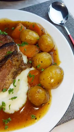 How to Slow Cook Beef Pot Roast Using Instant Pot 7 in 1 Duo