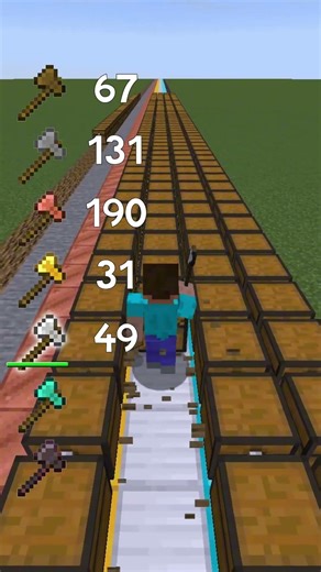 All axes VS chest #minecraft