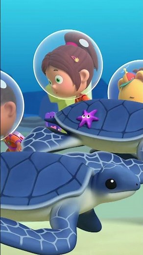 The Starfish is Hiding! Can you Spot the Starfish? ⭐ | 123 Number Squad! | Learning Shorts | #kids