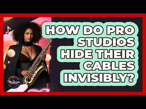 How Do Pro Studios Hide Their Cables Invisibly? - The Musician Encyclopedia